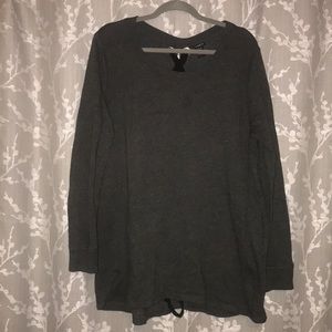 Torrid sweater lace up back size 2